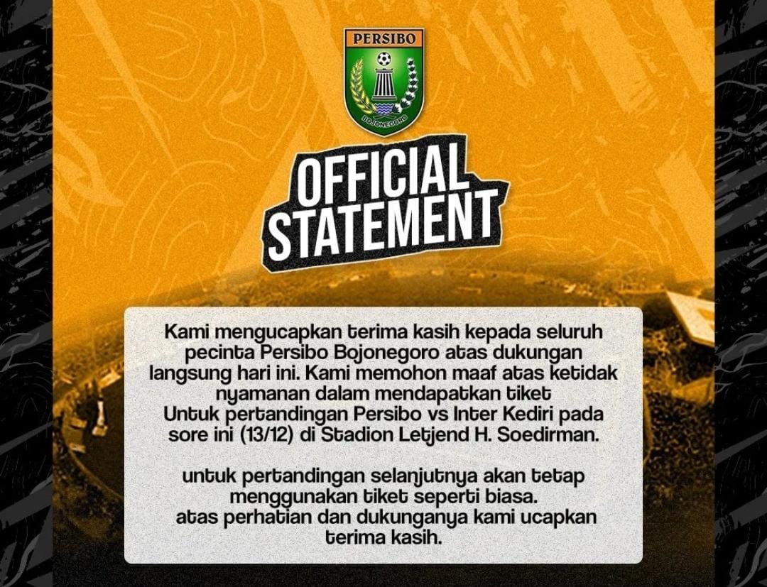 Persibo Bojonegoro.