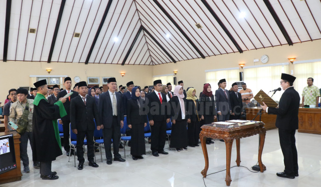 Pelantikan pejabat Pemkab Bojonegoro