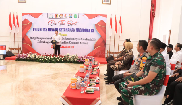 Kunjungan Dewan Ketahanan Nasional RI.