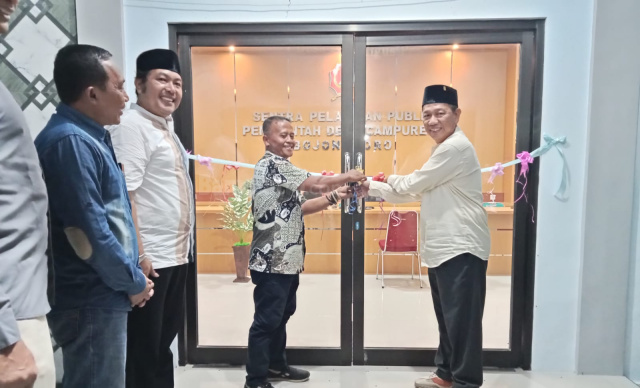 Peresmian Gedung Sentra Pelayanan Publik Pemdes Campurejo.