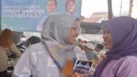 Para warga Jalan Sawunggaling, Kelurahan Kadipaten, Kecamatan Kota, Kabupaten Bojonegoro, saat berkumpul doa bersama harapkan kemenangan untuk Wahono - Nurul di Pilkada 2024.