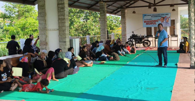 Ratusan PKL Bojonegoro Kota.