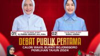 Debat publik cawabup bojonegoro.