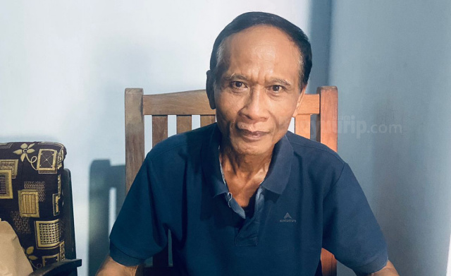 Suwoto, warga Suwaloh, Kecamatan Balen.