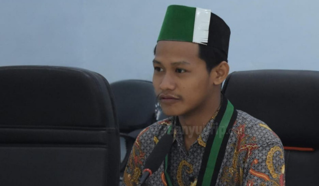 Ketua Umum PC HMI Bojonegoro, Rony Sugiarto.