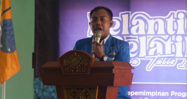 Ketua Umum PC PMII Bojonegoro, Danang Prasetyo.