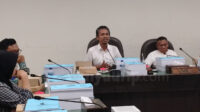 Komisi A DPRD Bojonegoro saat rapat kerja bersama KPU dan Bawaslu setempat.