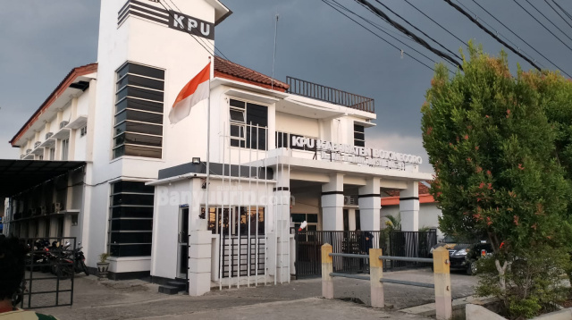 Gedung KPU Bojonegoro, Jawa Timur.