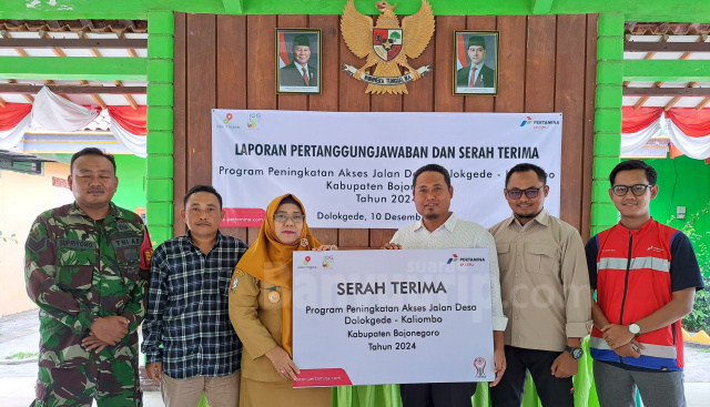 Serah terima program PEPC di Dolokgede.