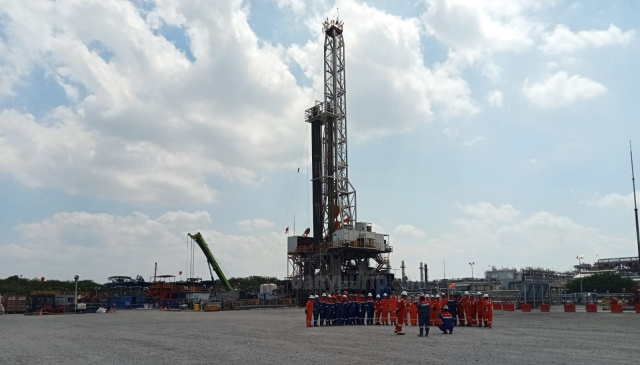 Rig PDSI di Banyu Urip Blok Cepu.