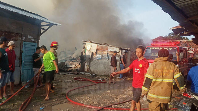 Kebakaran pasar induk Cepu