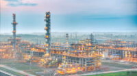 Lapangan Gas Jambaran-Tiung Biru di Desa Bandungrejo, Kecamatan Ngasem, Kabupaten Bojonegoro, Jawa Timur.