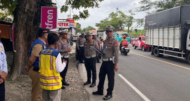Satlantas Polres Bojonegoro memetakan titik rawan kecelakaan.
