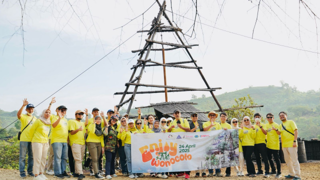 Jajaran BUMD BKS Blok Cepu saat field trip ke Teksas Wonocolo Bojonegoro.