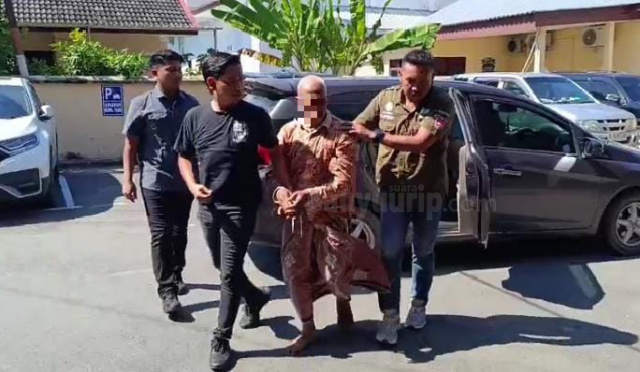 Tersangka pembacokan ST.