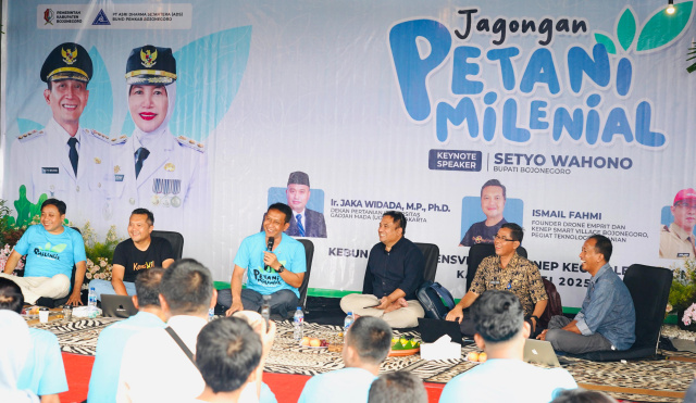 Jagongan petani milenial