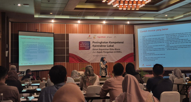 EMCL Gelar pelatihan kontraktor lokal