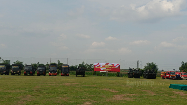 Kunjungan pengamanan presiden prabowo.