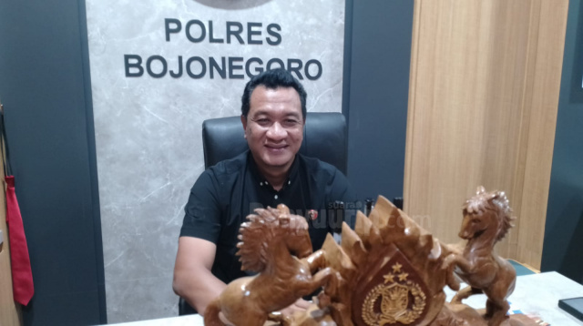 Kasatresnarkoba Polres Bojonegoro, Iptu Mudo Tri Sanjoyo.
