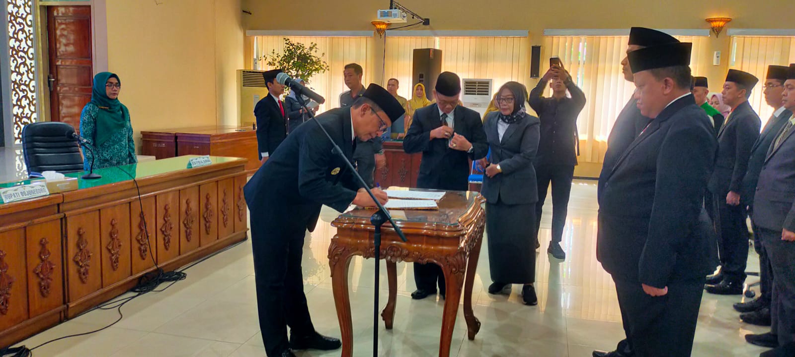 Mutasi pejabat pemkab Bojonegoro.