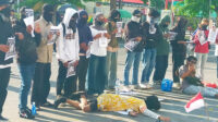Aksi damai Kolektif Bojonegoro Melawan.