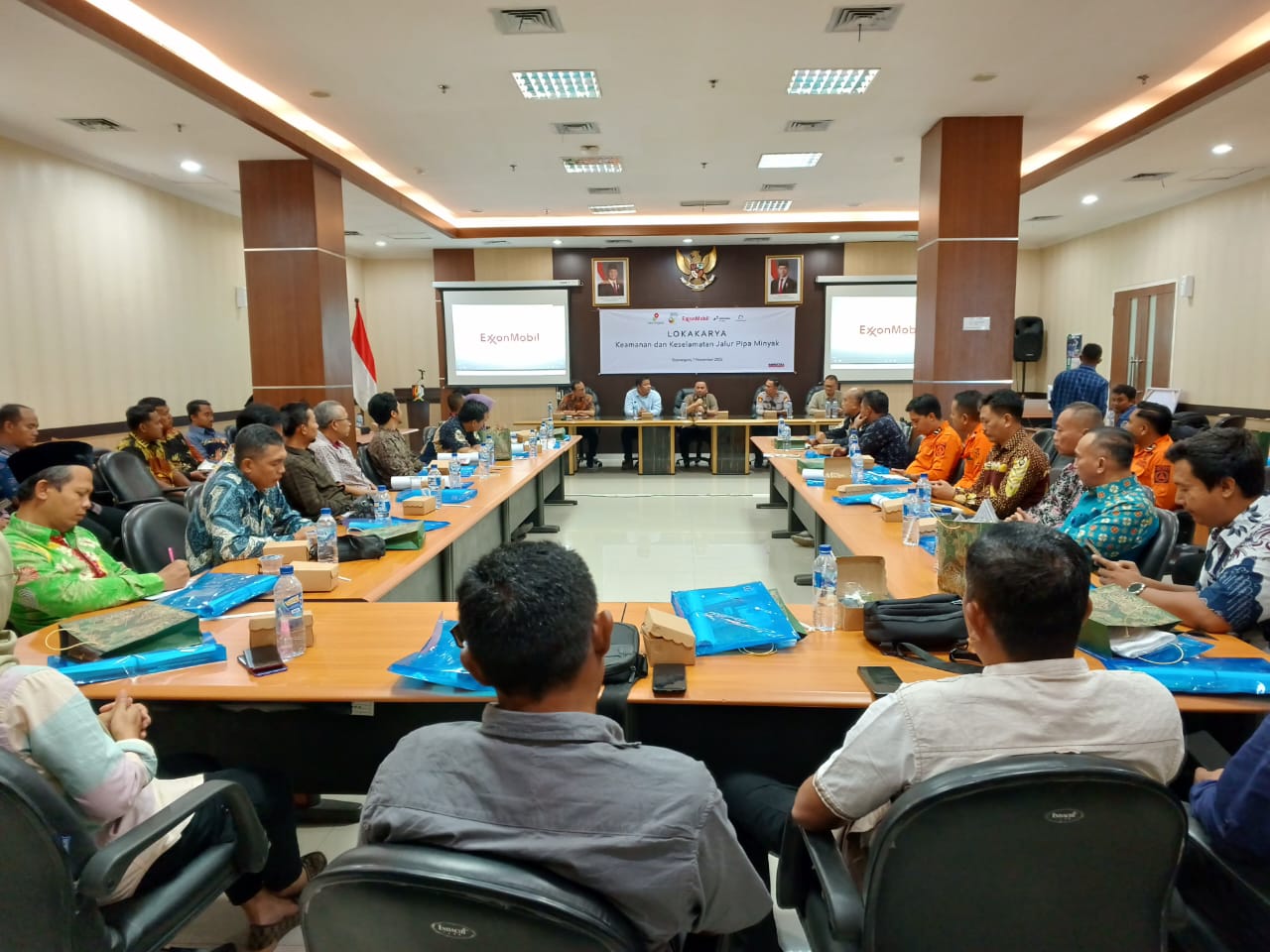 Lokakarya keamanan pipa minyak Banyu Urip.