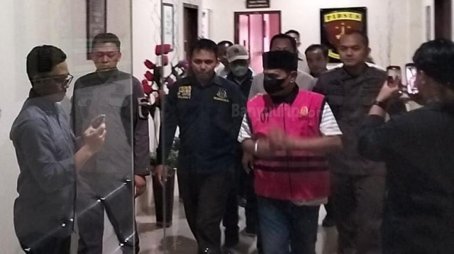 Tersangka kasus korupsi BKKD Heru Sugiarto