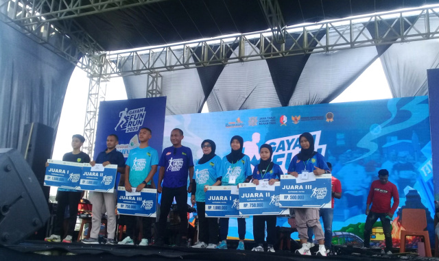 Para juara Gayam Fun Run 2025.