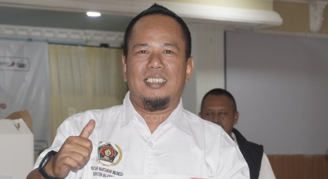 Ketua PWI Bojonegoro, Sasmito Anggoro.