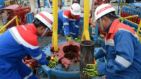 Rig Pertamina drilling