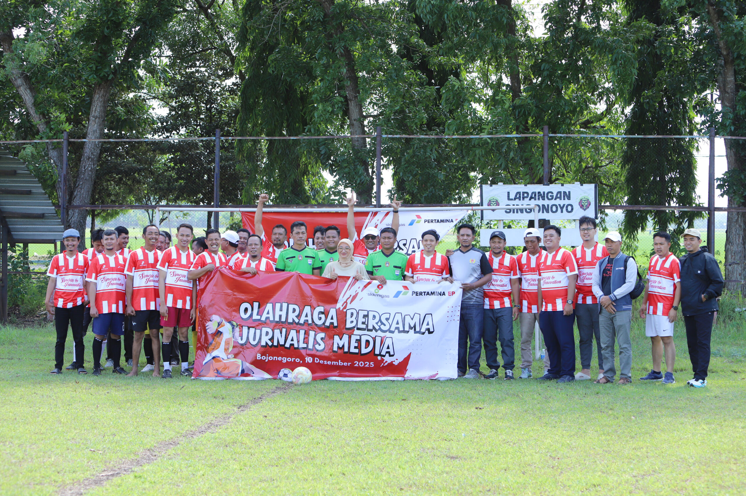 Jurnalis Bojonegoro dan Pertamina Sukowati.