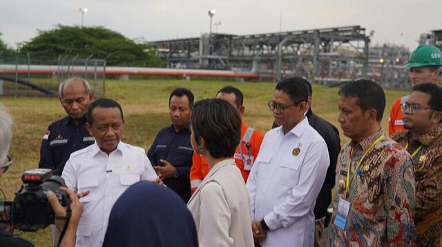 Menteri ESDM Bahlil kunjungi Blok Cepu.