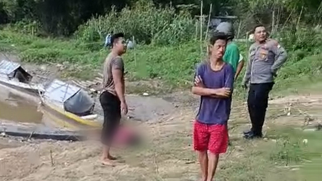 Jenazah korban lompat jembatan glendeng