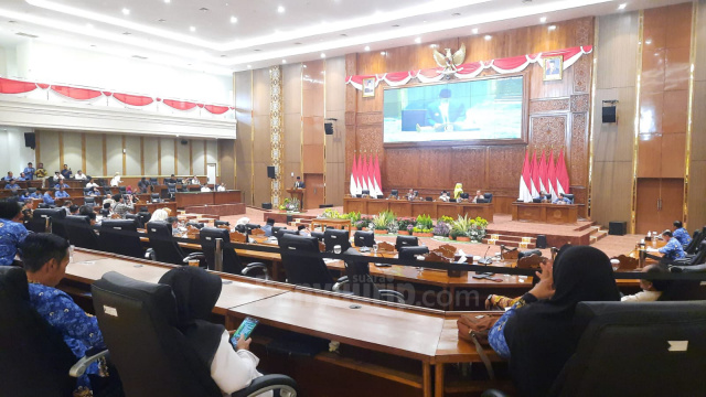 Ruang paripurna DPRD Bojonegoro