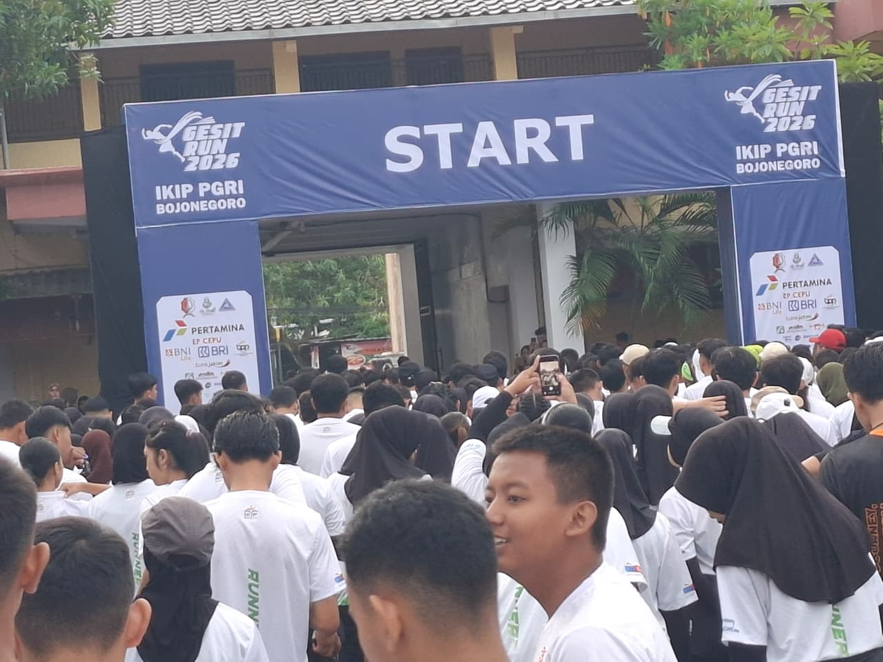 Gesit Run IKIP PGRI Bojonegoro.