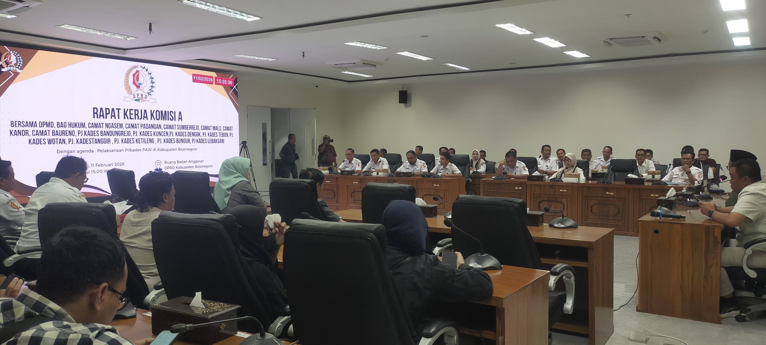 Pilkades PAW Bojonegoro.