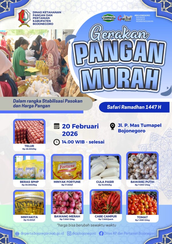 Pangan murah Bojonegoro.