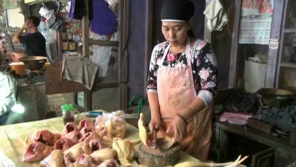 Harga daging ayam.