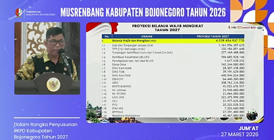 Sekda Bojonegoro, Edi Susanto.