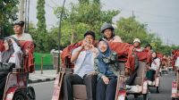 Becak listrik bantuan Prabowo.