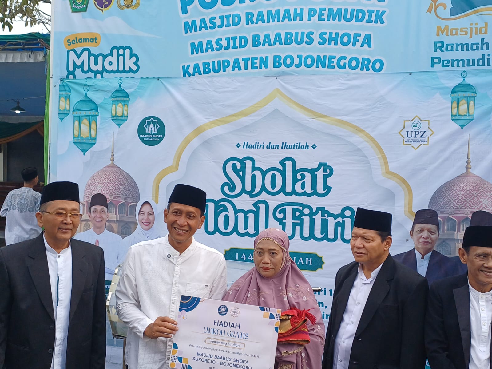 Bupati Bojonegoro Salat Idulfitri.