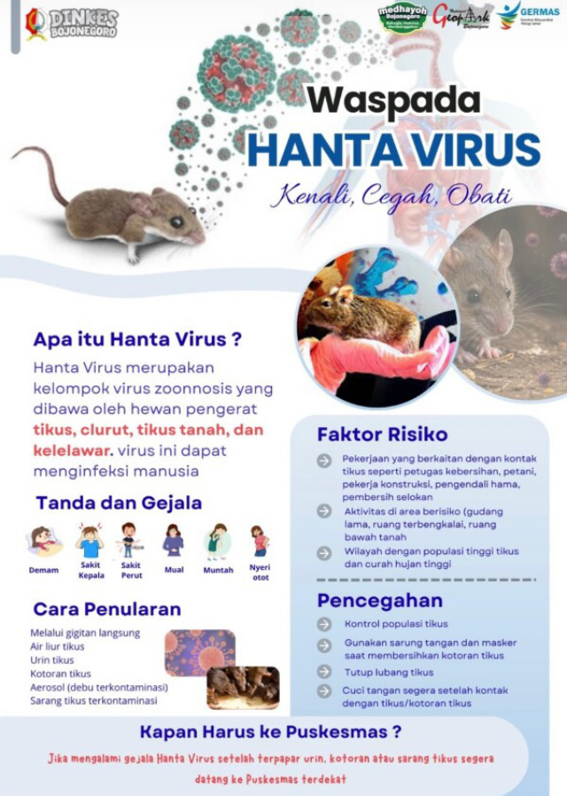 Edukasi Hanta Virus oleh Dinkes Bojonegoro.