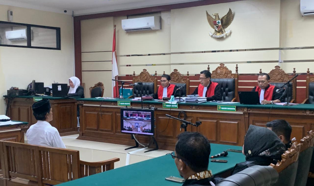 Terdakwa Heru Sugiarto