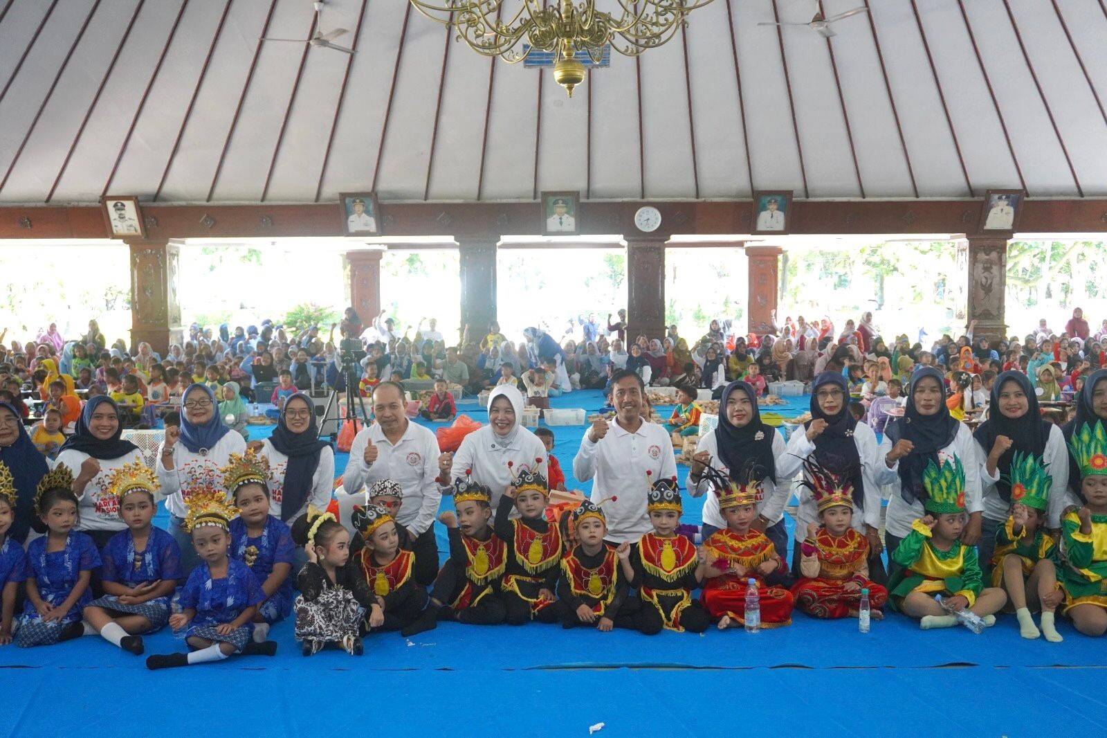 Hari anak nasional di Bojonegoro.