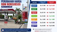 Harga BBM non subsidi Pertamax naik