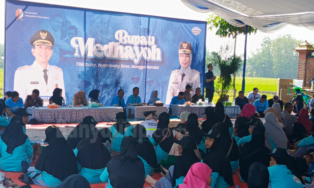 Bupati Setyo Wahono medhayoh