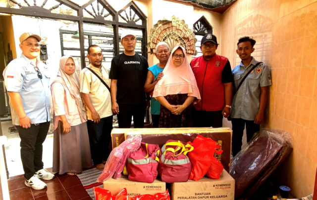 Kemensos salurkan bantuan