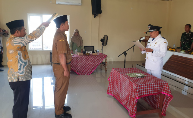 Pelantikan perades Sumbertlaseh