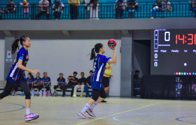 Tim atlet putri cabor handball