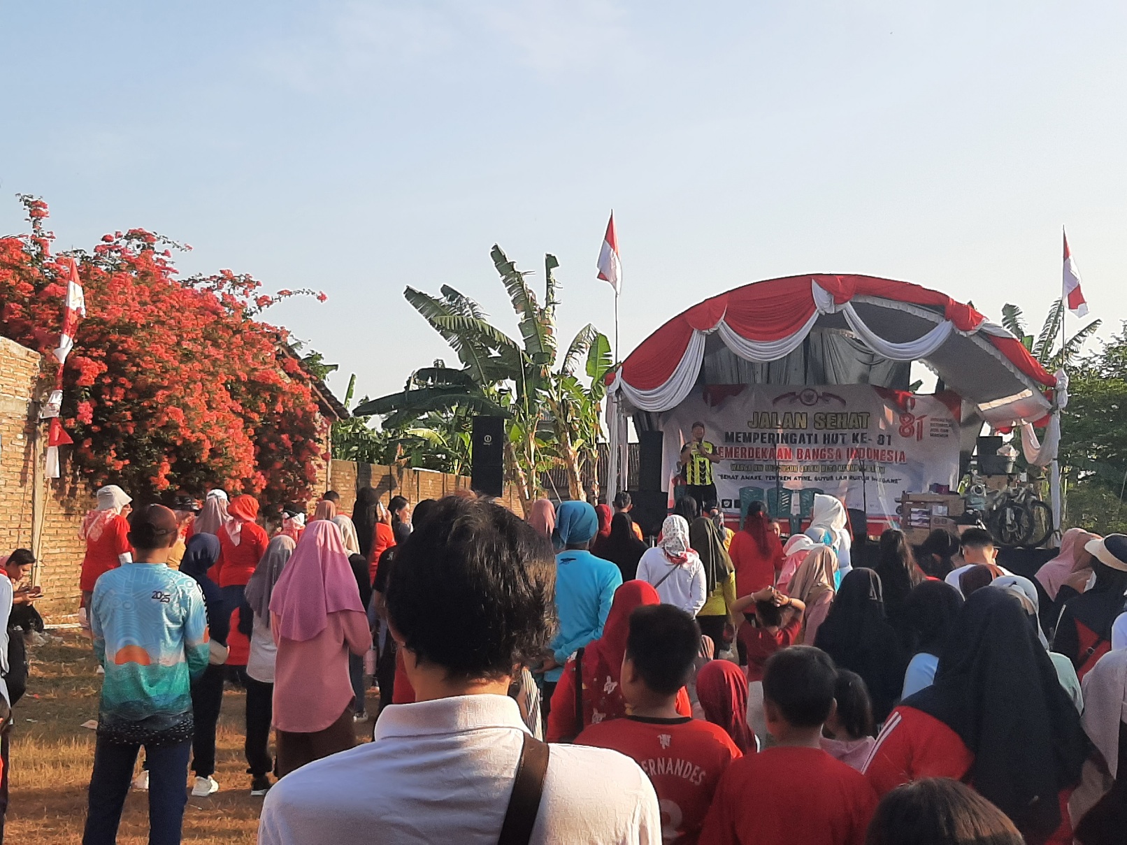 Jalan sehat HUT RI.